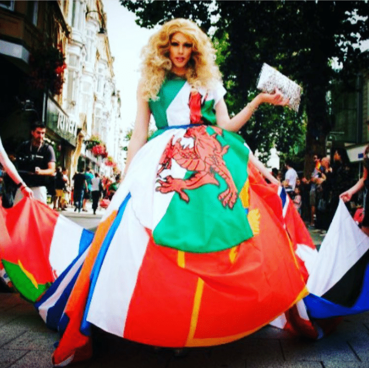Cardiff Pride – flag dress
